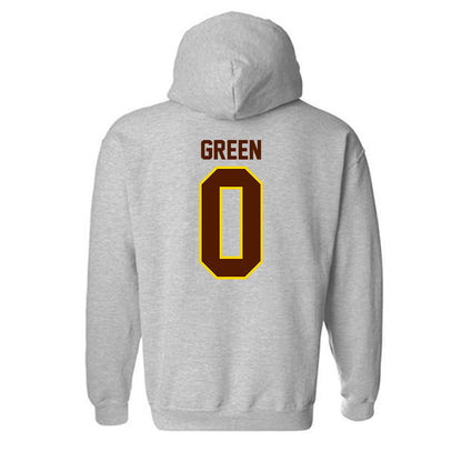 Western Michigan - NCAA Football : AJ Green - Classic Shersey Hooded Sweatshirt-1