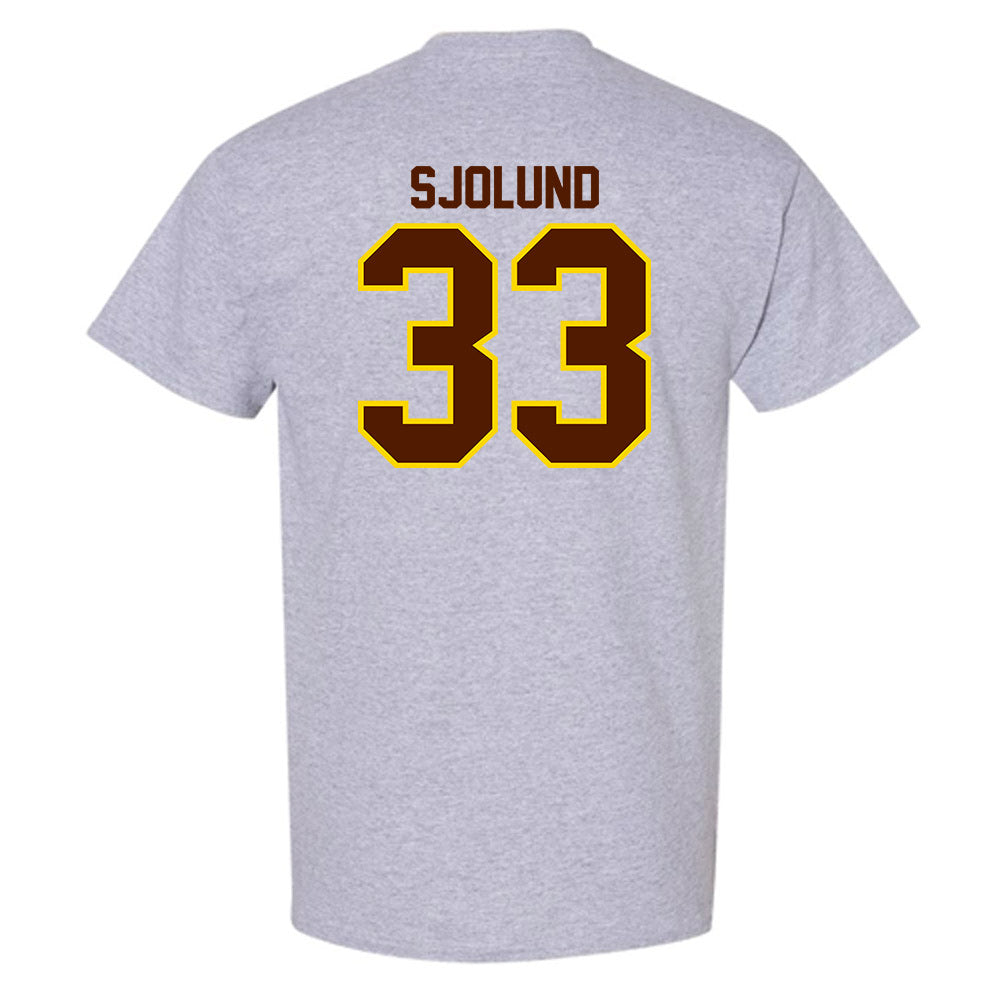 Western Michigan - NCAA Men's Ice Hockey : Samuel Sjolund - Classic Shersey T-Shirt-1