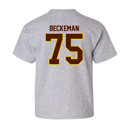 Western Michigan - NCAA Football : Spencer Beckeman - Classic Shersey Youth T-Shirt-1