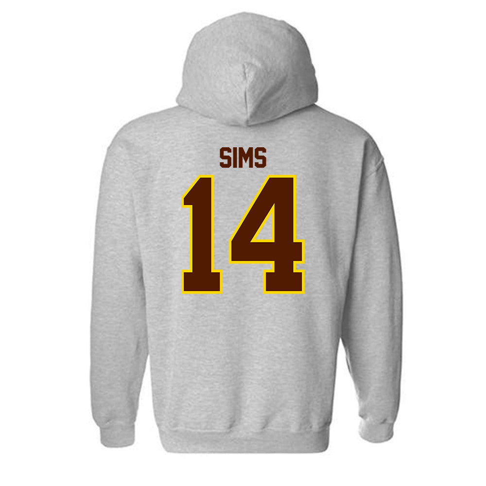 Western Michigan - NCAA Football : Jarvarius Sims - Classic Shersey Hooded Sweatshirt-1