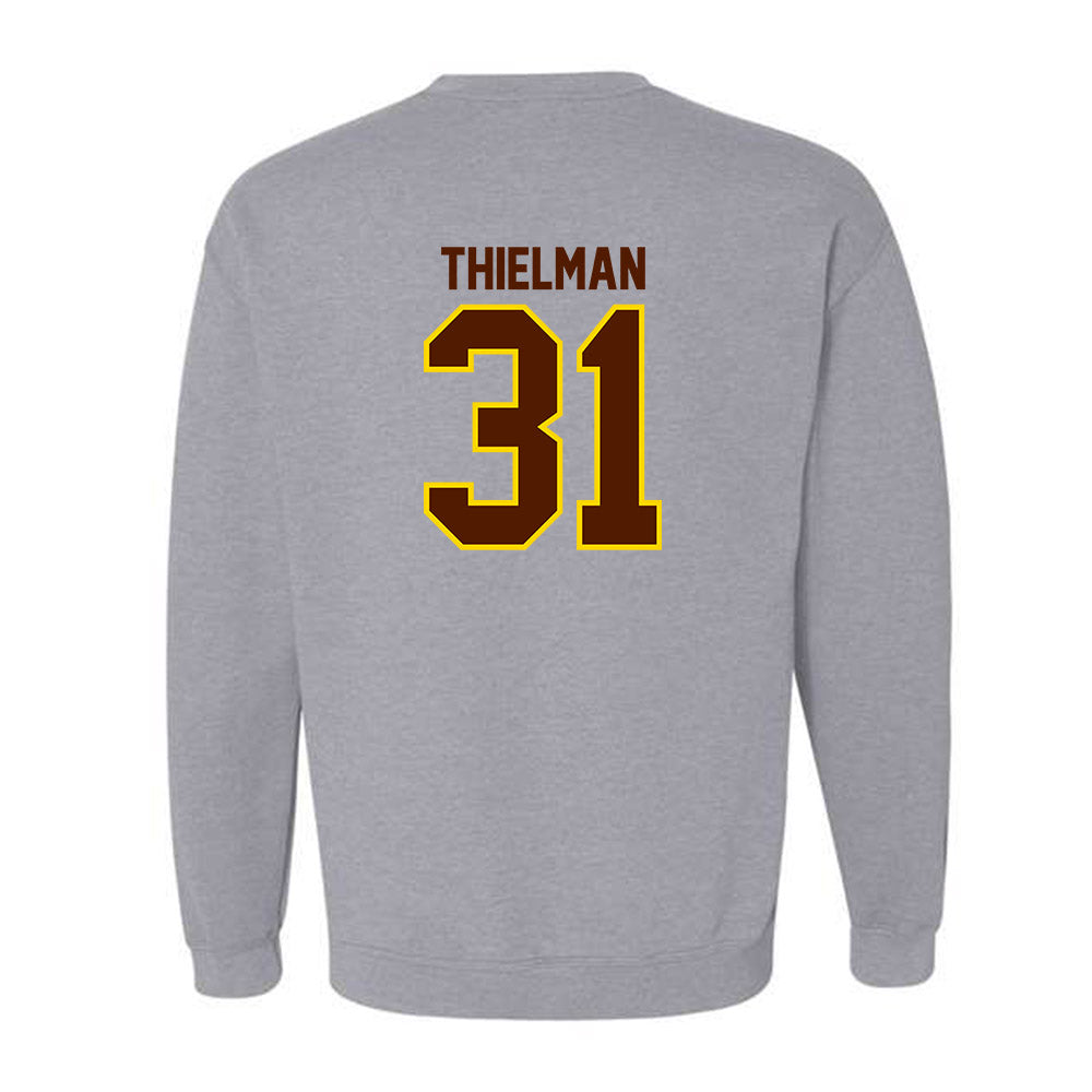 Western Michigan - NCAA Baseball : Avery Thielman - Classic Shersey Crewneck Sweatshirt-1