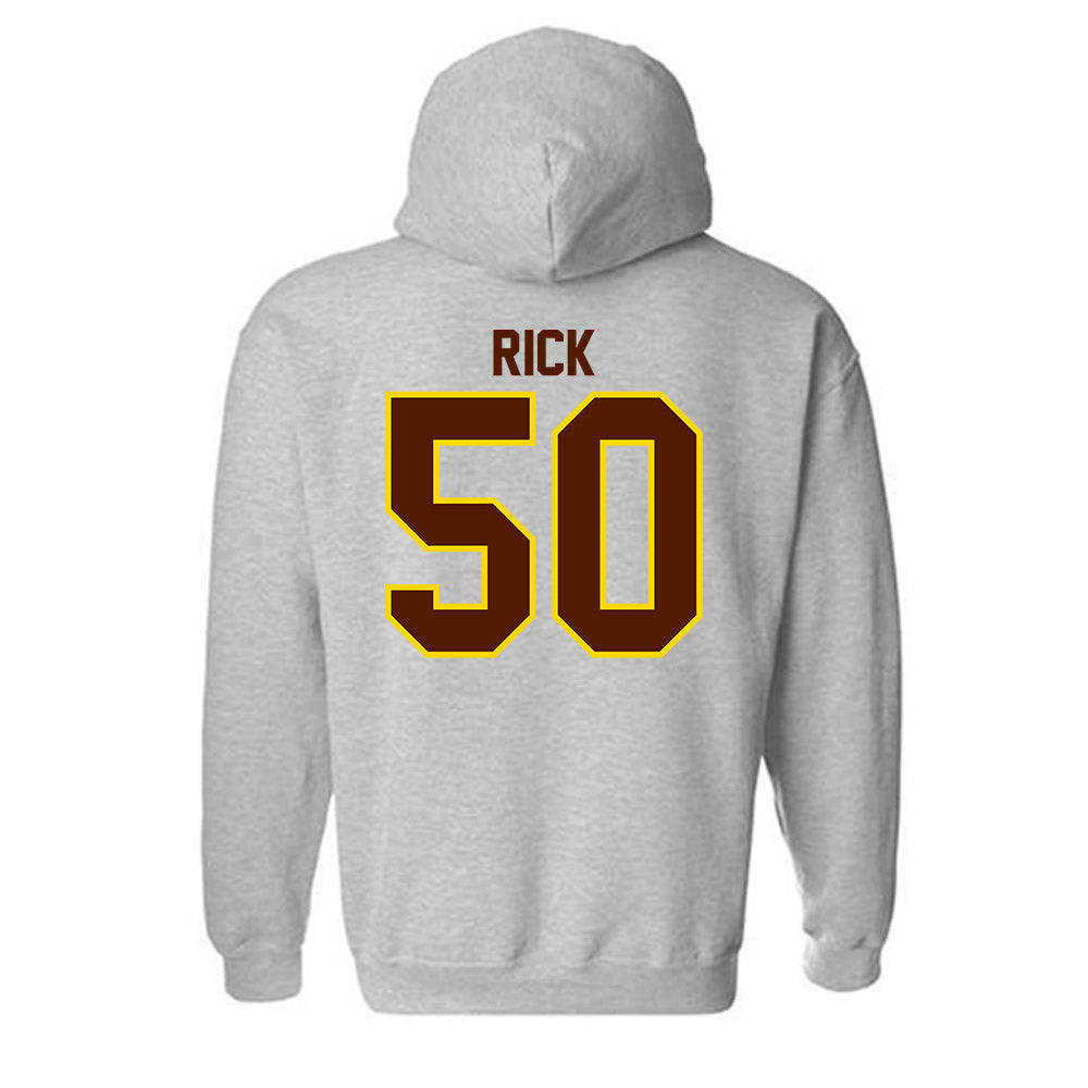 Western Michigan - NCAA Baseball : Lucas Rick - Classic Shersey Hooded Sweatshirt-1