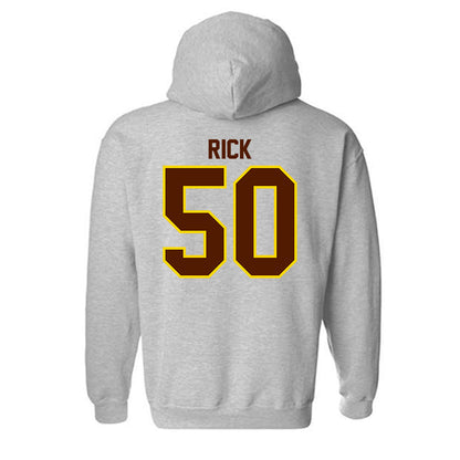 Western Michigan - NCAA Baseball : Lucas Rick - Classic Shersey Hooded Sweatshirt-1