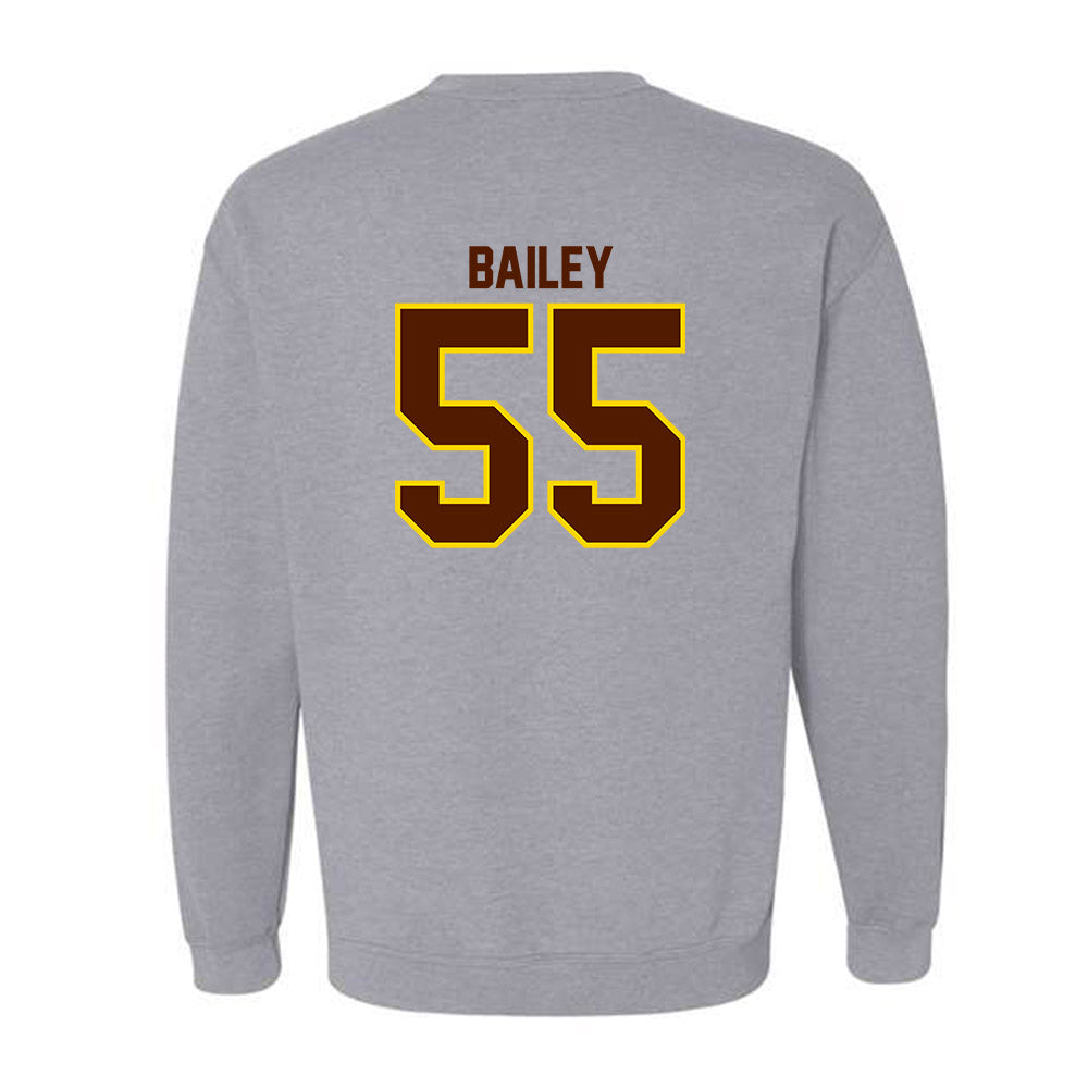Western Michigan - NCAA Football : Jacob Bailey - Classic Shersey Crewneck Sweatshirt-1