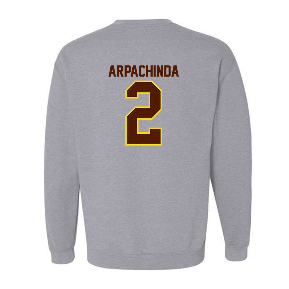 Western Michigan - NCAA Men's Soccer : Braxton Arpachinda - Classic Shersey Crewneck Sweatshirt-1