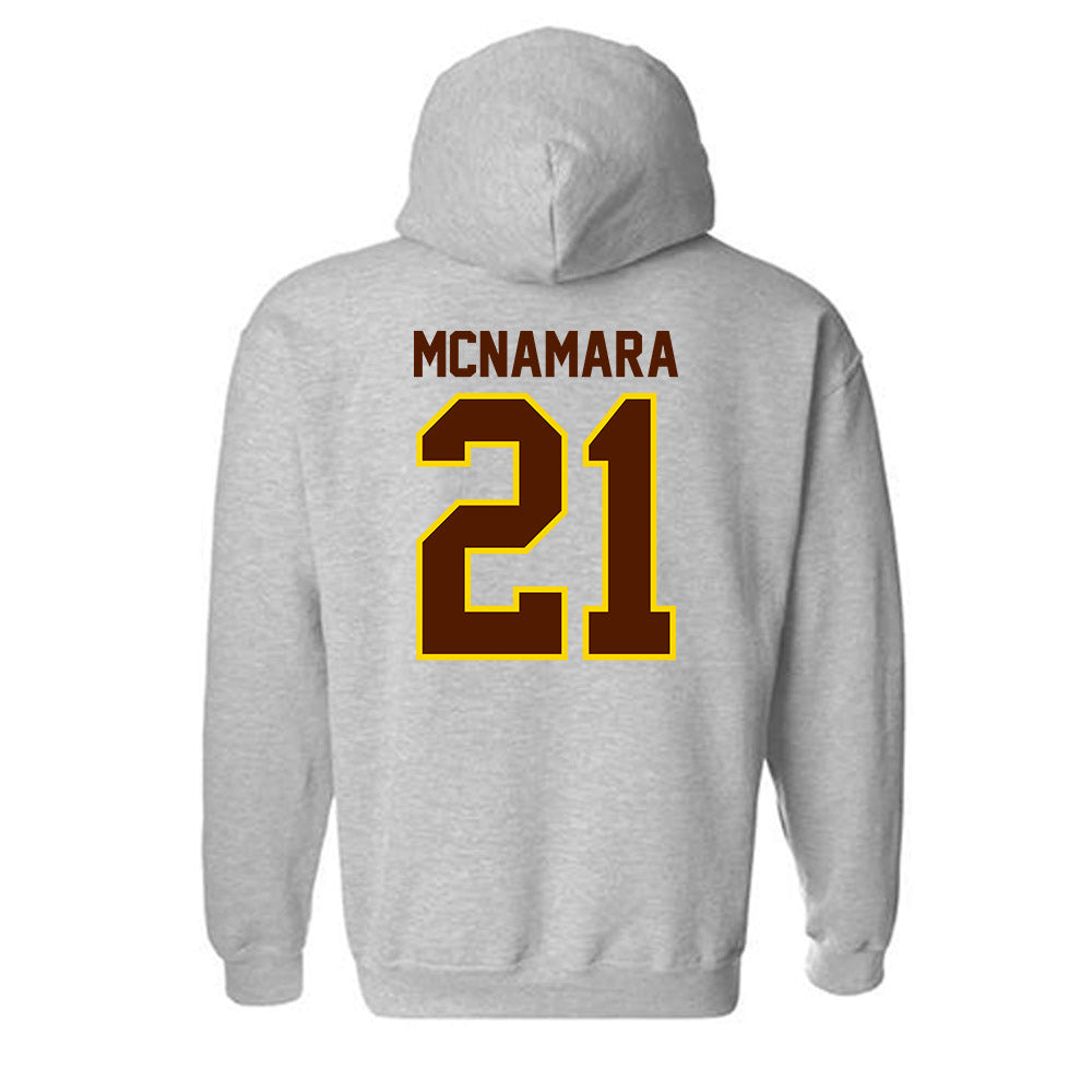 Western Michigan - NCAA Men's Ice Hockey : Luke McNamara - Classic Shersey Hooded Sweatshirt-1