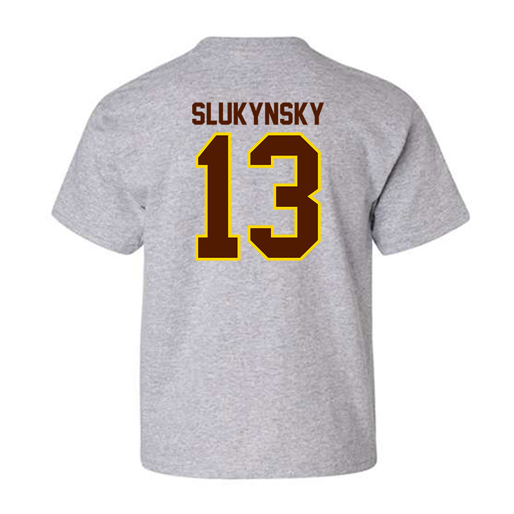 Western Michigan - NCAA Men's Ice Hockey : Grant Slukynsky - Classic Shersey Youth T-Shirt-1