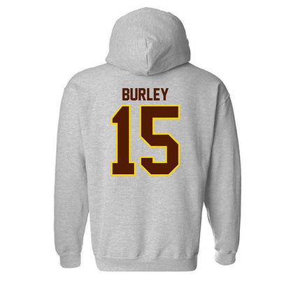 Western Michigan - NCAA Football : KJ Burley - Classic Shersey Hooded Sweatshirt-1