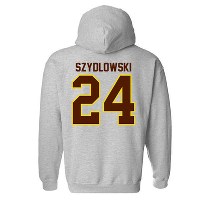 Western Michigan - NCAA Men's Ice Hockey : Garrett Szydlowski - Classic Shersey Hooded Sweatshirt-1
