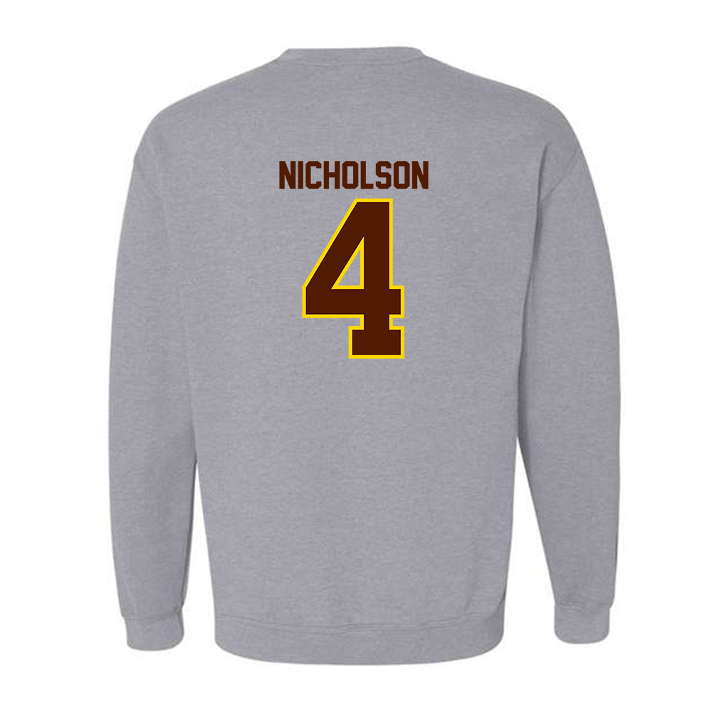 Western Michigan - NCAA Men's Soccer : Joshua Nicholson - Classic Shersey Crewneck Sweatshirt-1