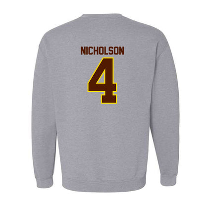 Western Michigan - NCAA Men's Soccer : Joshua Nicholson - Classic Shersey Crewneck Sweatshirt-1