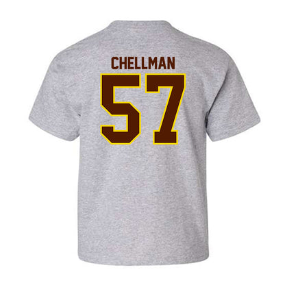 Western Michigan - NCAA Football : Jake Chellman - Classic Shersey Youth T-Shirt-1