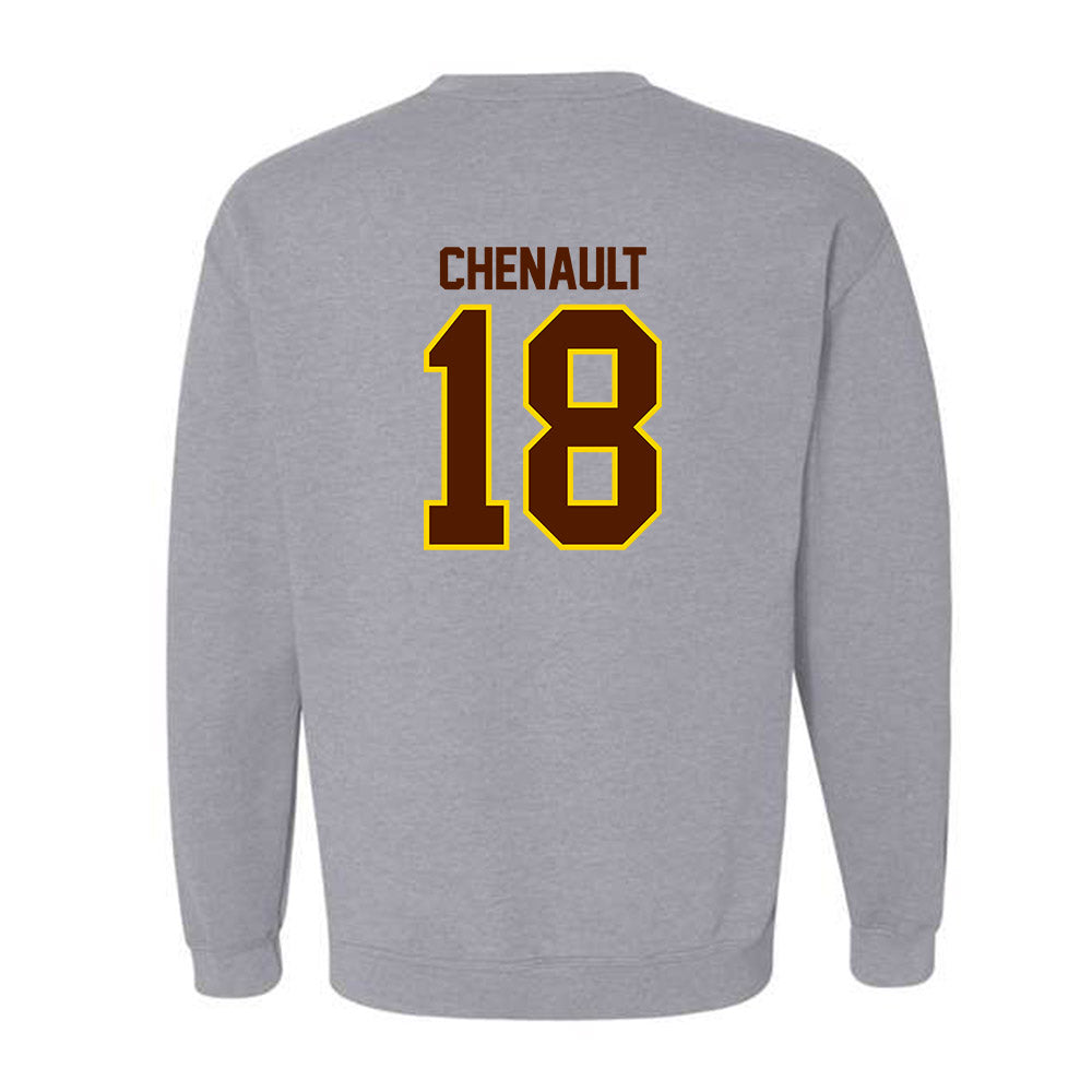 Western Michigan - NCAA Football : Aveion Chenault - Classic Shersey Crewneck Sweatshirt-1
