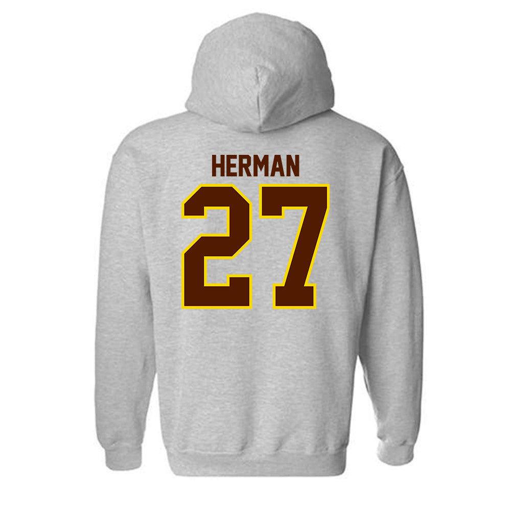 Western Michigan - NCAA Softball : Hannah Herman - Classic Shersey Hooded Sweatshirt-1