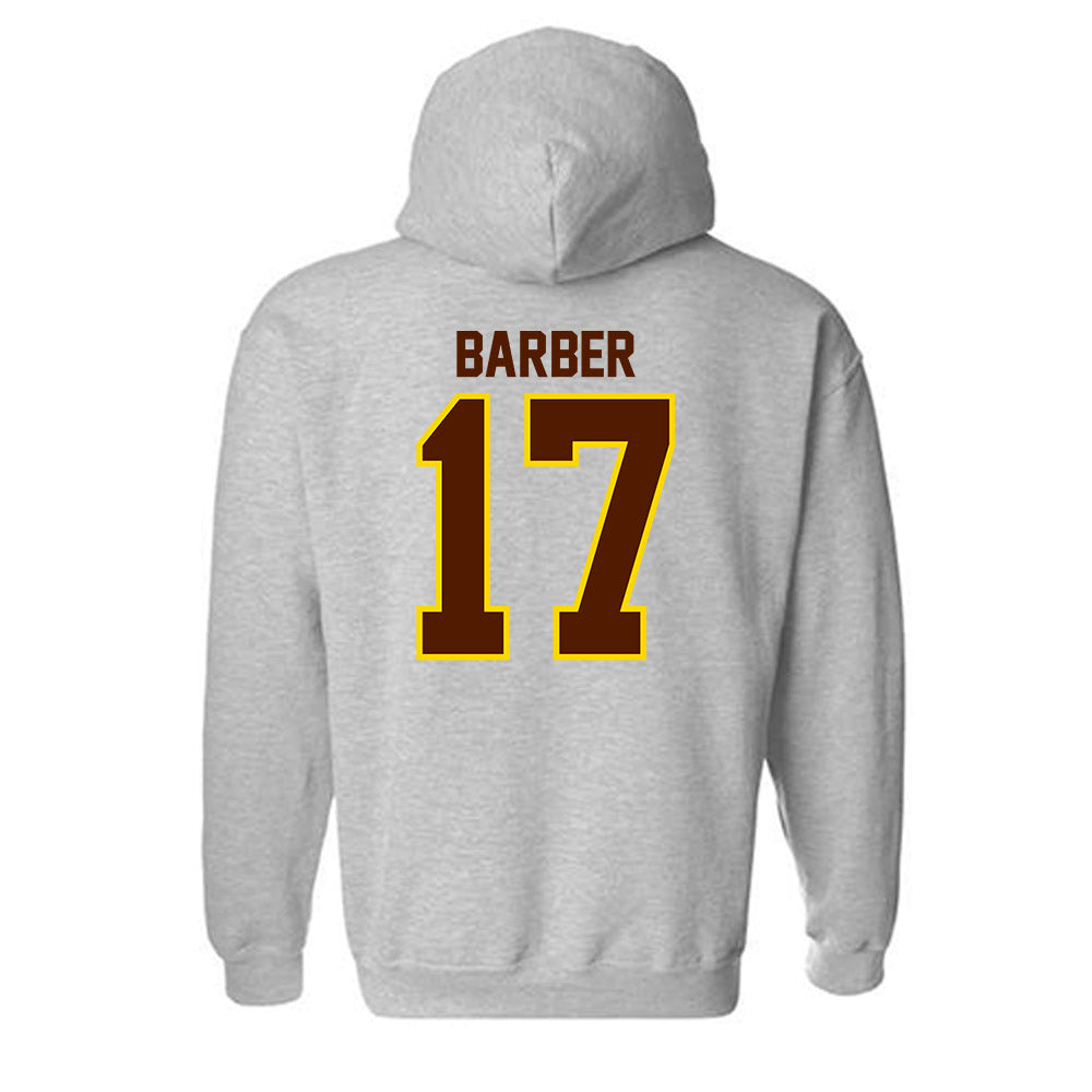 Western Michigan - NCAA Football : Camron Barber - Classic Shersey Hooded Sweatshirt-1