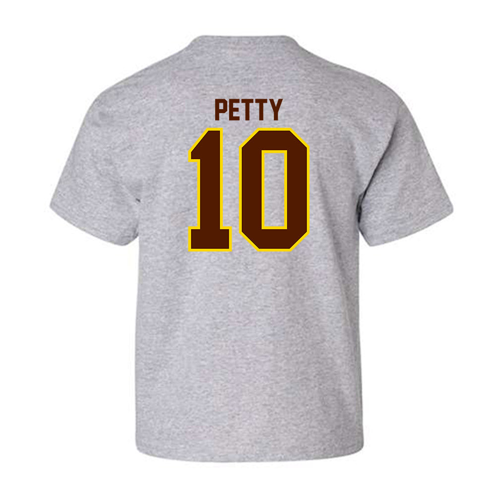 Western Michigan - NCAA Football : Trey Petty - Classic Shersey Youth T-Shirt-1