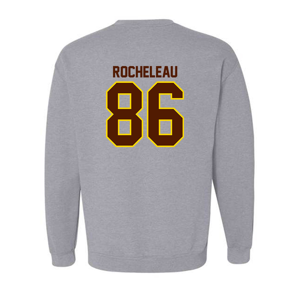 Western Michigan - NCAA Football : Ryan Rocheleau - Classic Shersey Crewneck Sweatshirt-1