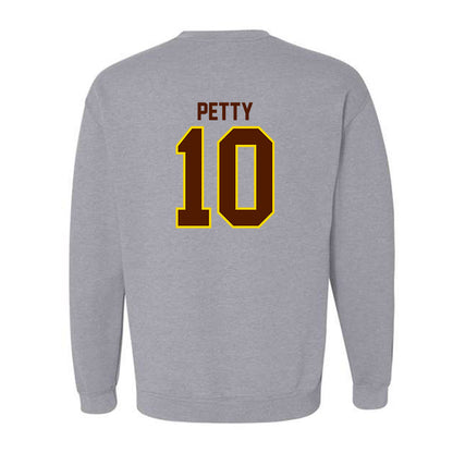 Western Michigan - NCAA Football : Trey Petty - Classic Shersey Crewneck Sweatshirt-1
