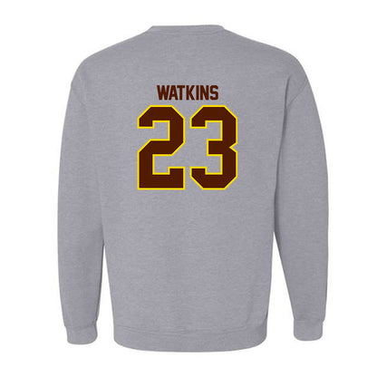 Western Michigan - NCAA Men's Basketball : DeAaron Watkins - Classic Shersey Crewneck Sweatshirt-1