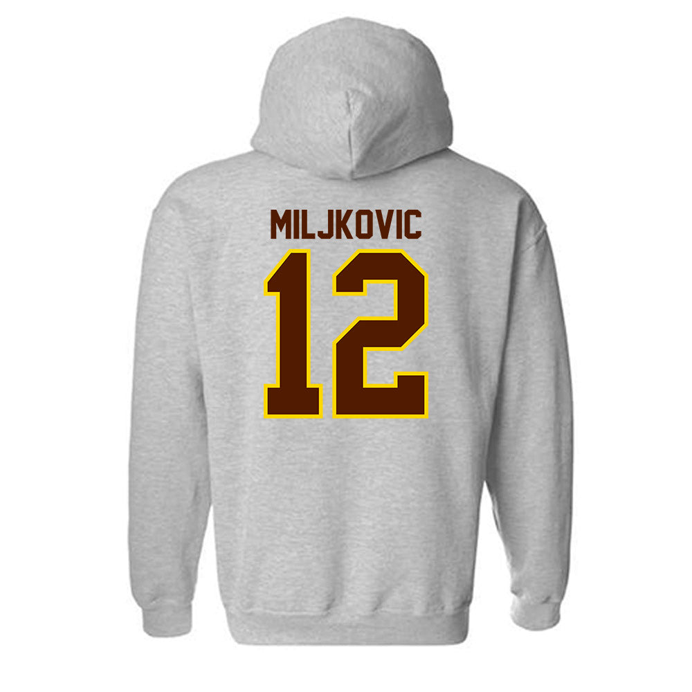 Western Michigan - NCAA Women's Basketball : Isabella Miljkovic - Classic Shersey Hooded Sweatshirt-1