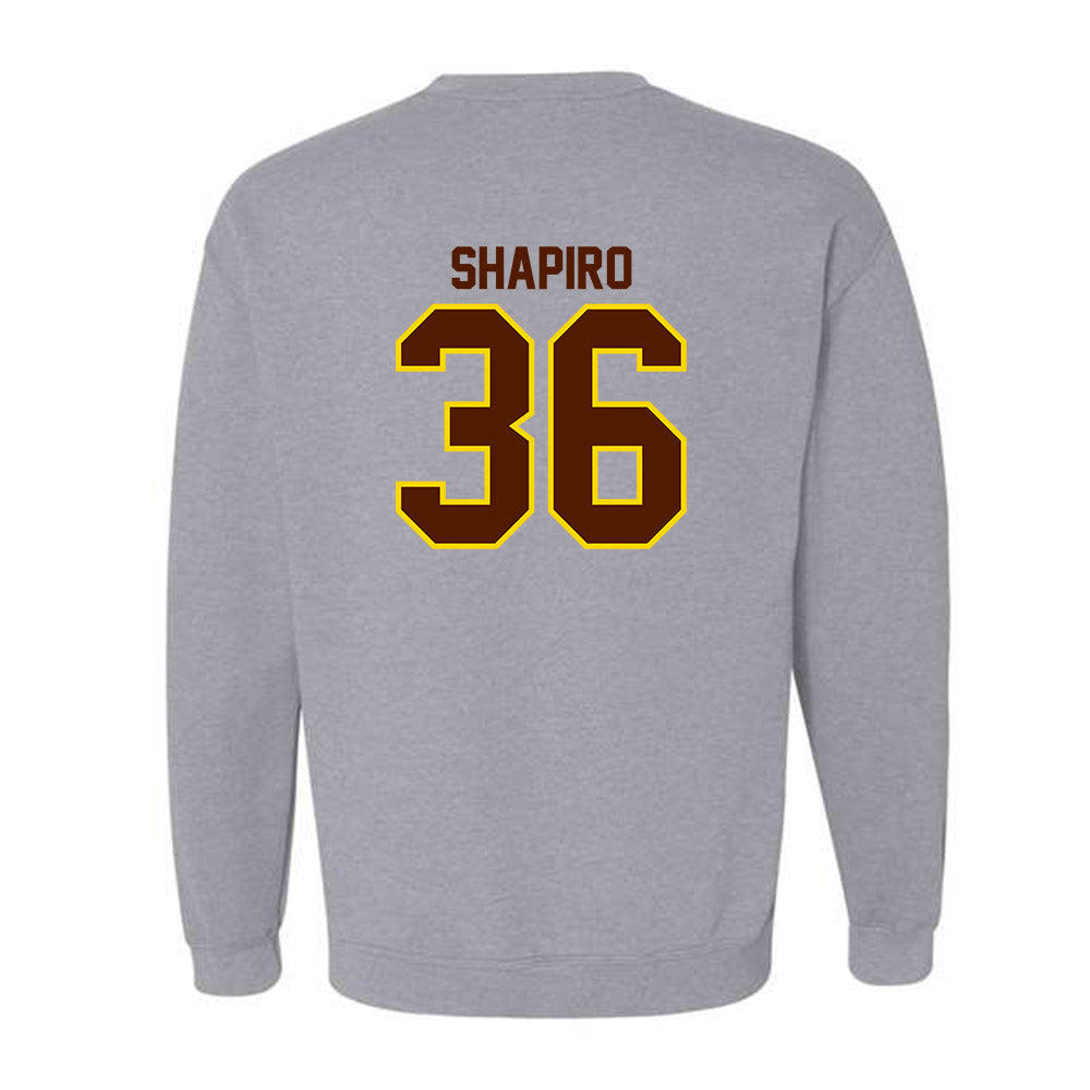 Western Michigan - NCAA Baseball : Evan Shapiro - Classic Shersey Crewneck Sweatshirt-1