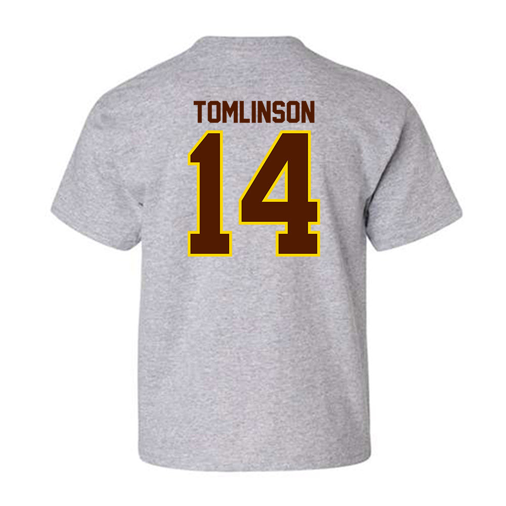 Western Michigan - NCAA Baseball : Ty Tomlinson - Classic Shersey Youth T-Shirt-1