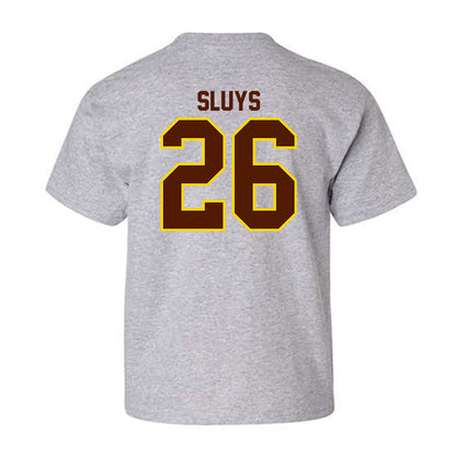 Western Michigan - NCAA Men's Ice Hockey : Jamison Sluys - Classic Shersey Youth T-Shirt-1