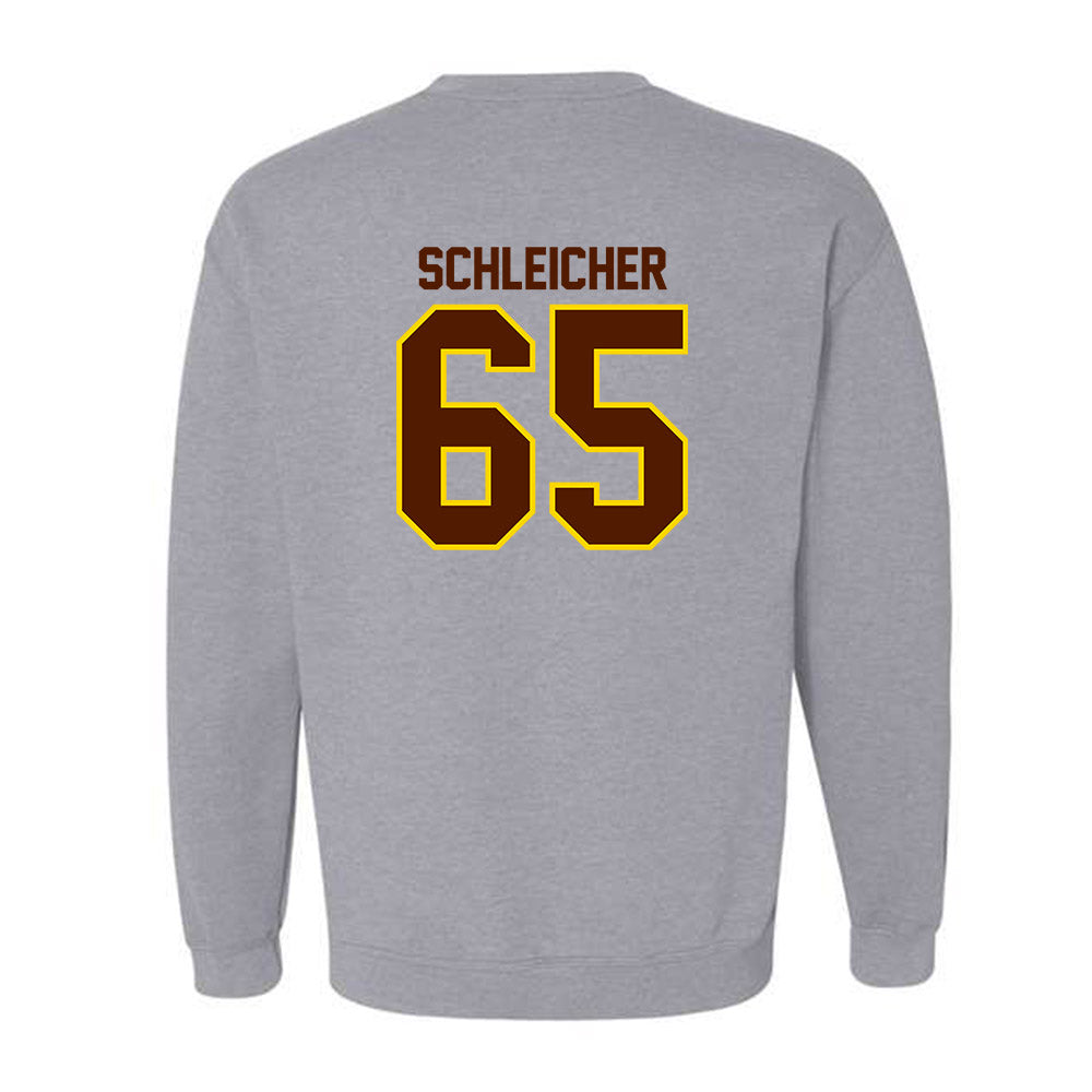 Western Michigan - NCAA Football : Jeremy Schleicher - Classic Shersey Crewneck Sweatshirt-1