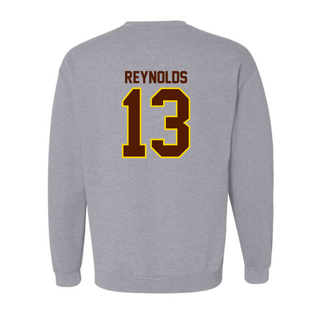 Western Michigan - NCAA Football : Mason Reynolds - Classic Shersey Crewneck Sweatshirt-1
