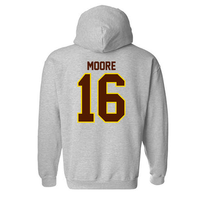 Western Michigan - NCAA Football : Brodon Moore - Classic Shersey Hooded Sweatshirt-1