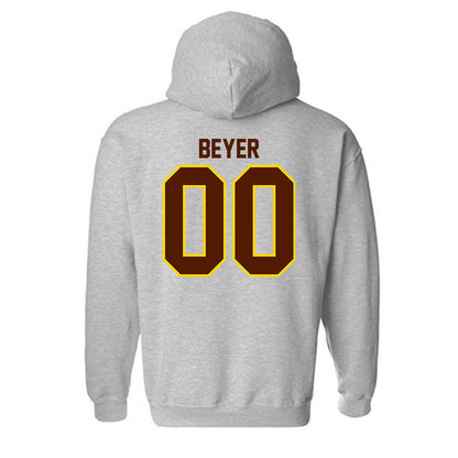 Western Michigan - NCAA Baseball : Mitchell Beyer - Classic Shersey Hooded Sweatshirt-1