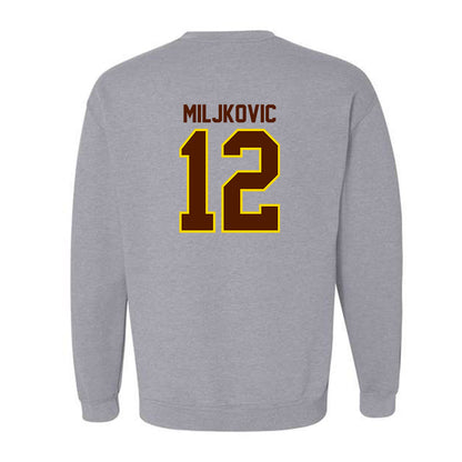 Western Michigan - NCAA Women's Basketball : Isabella Miljkovic - Classic Shersey Crewneck Sweatshirt-1