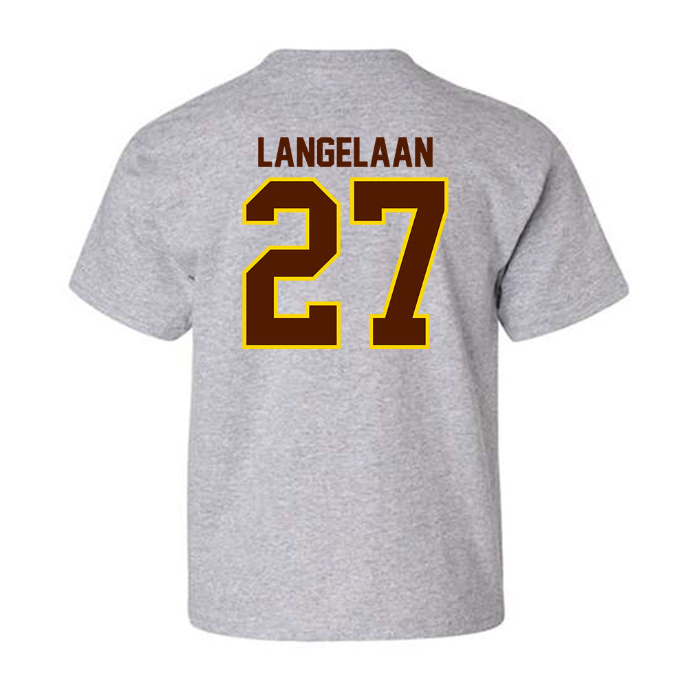 Western Michigan - NCAA Women's Soccer : Brianna Langelaan - Classic Shersey Youth T-Shirt-1