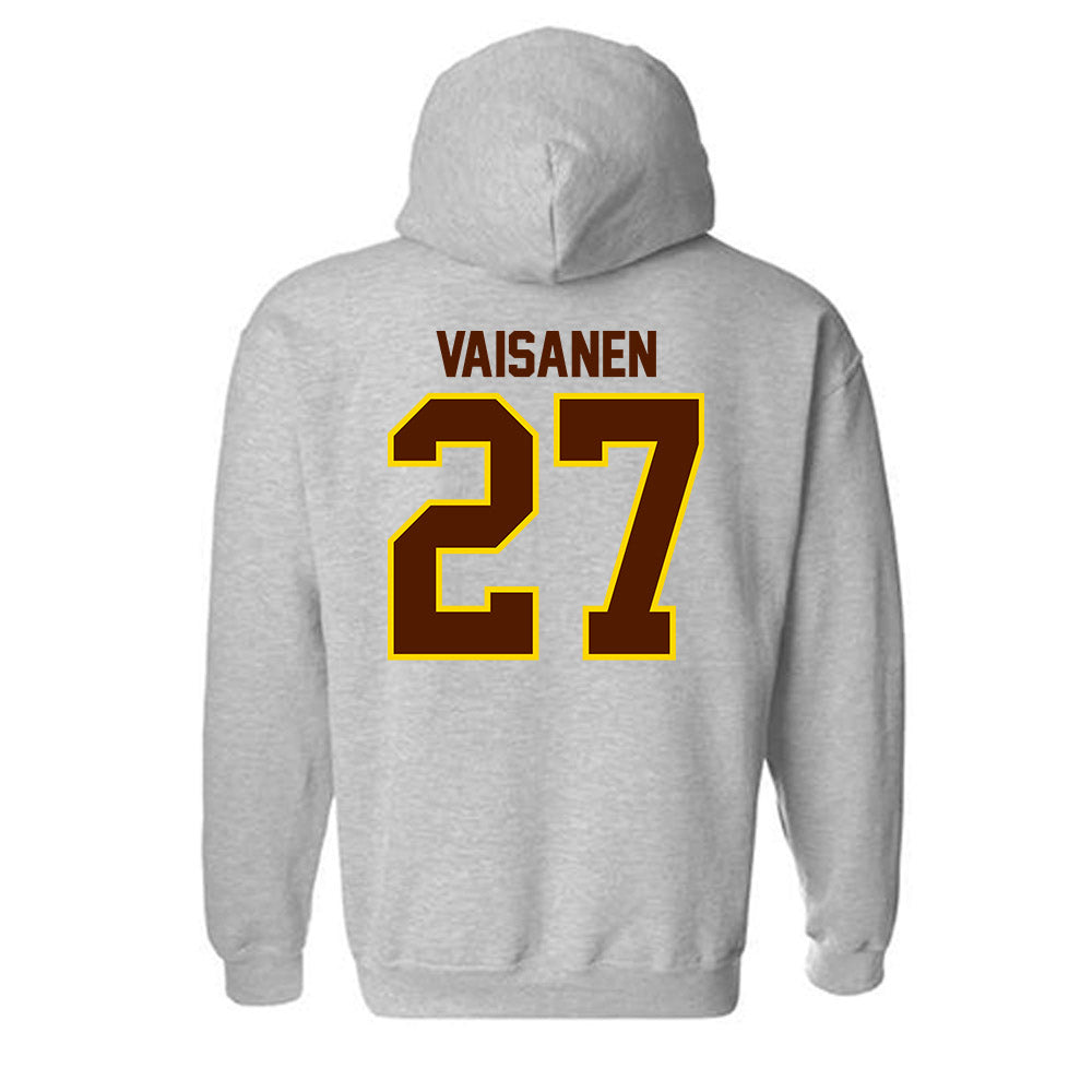Western Michigan - NCAA Men's Ice Hockey : Joona Vaisanen - Classic Shersey Hooded Sweatshirt-1