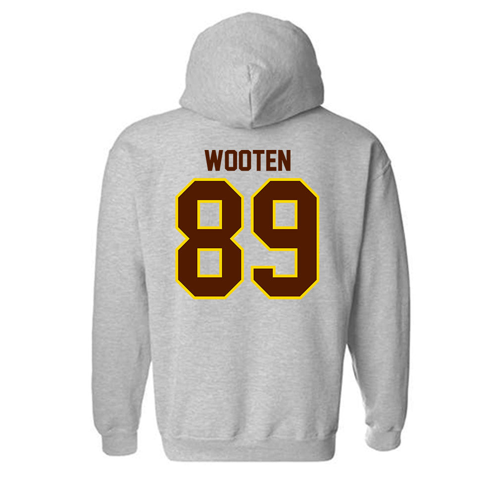Western Michigan - NCAA Football : Brennan Wooten - Classic Shersey Hooded Sweatshirt-1