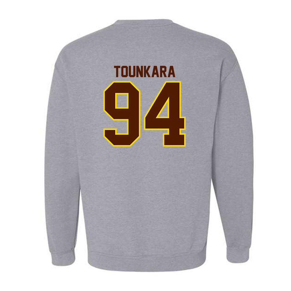 Western Michigan - NCAA Football : Ahmed Tounkara - Classic Shersey Crewneck Sweatshirt-1