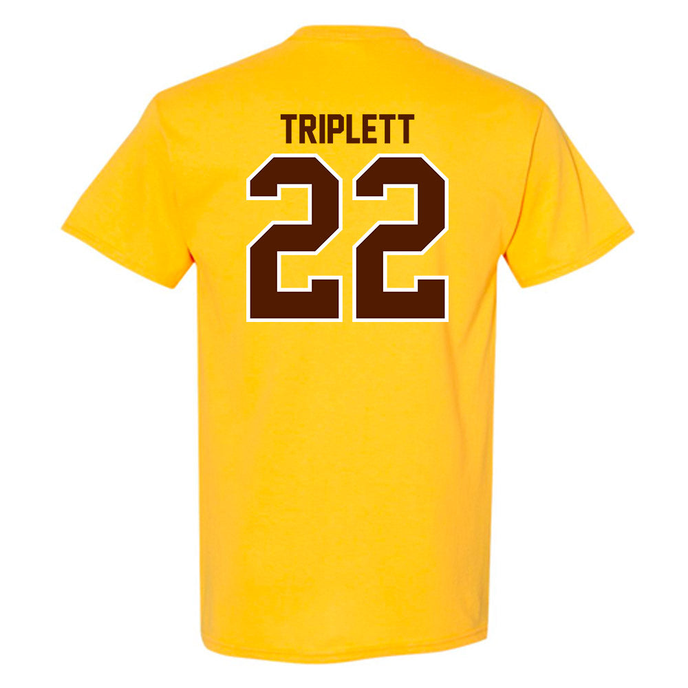Western Michigan - NCAA Football : Donovan Triplett - Classic Shersey T-Shirt-1