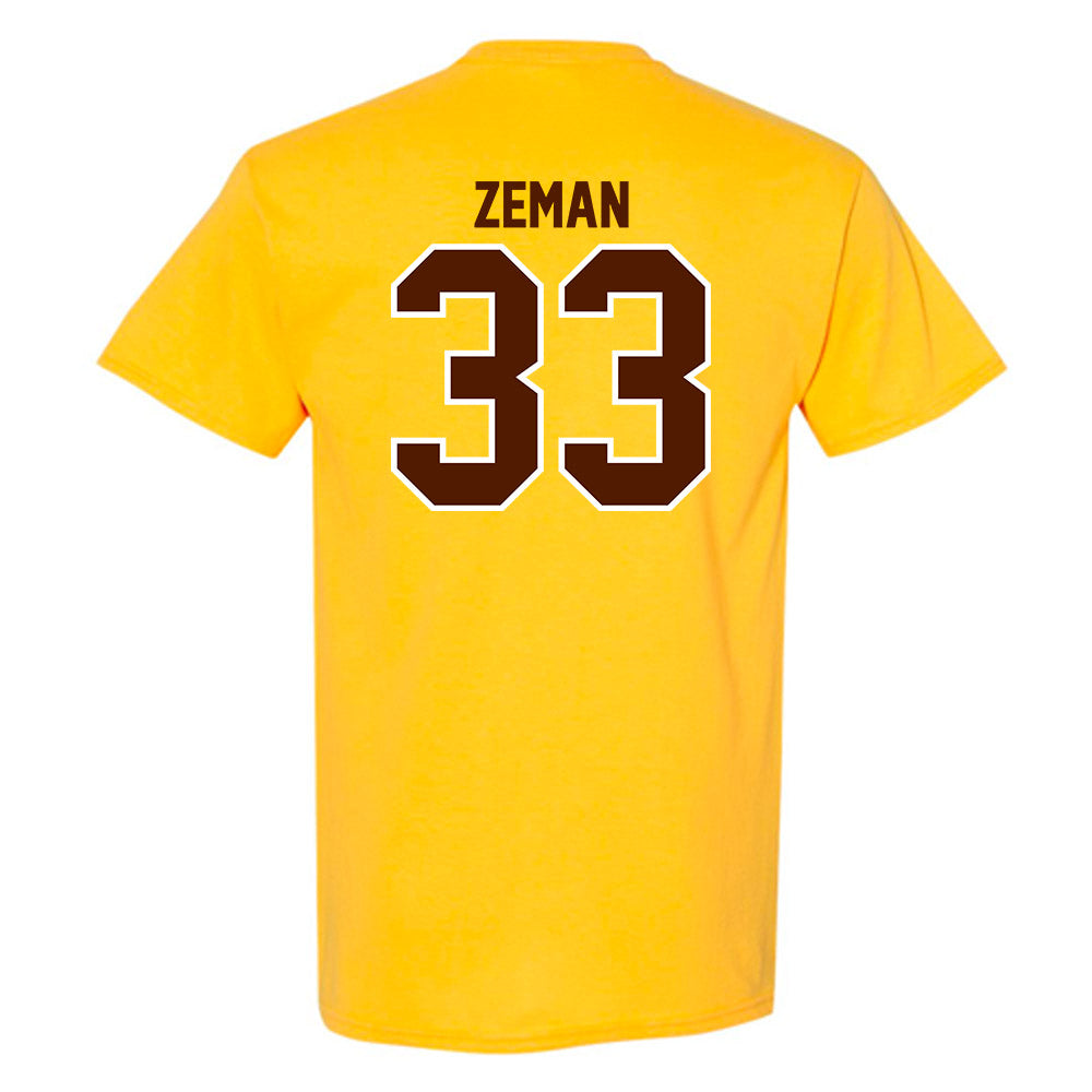 Western Michigan - NCAA Football : Zachary Zeman - Classic Shersey T-Shirt-1