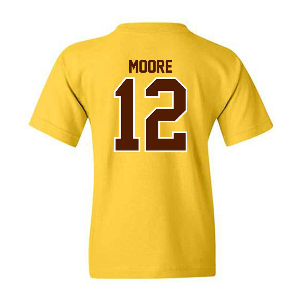 Western Michigan - NCAA Football : Dillon Moore - Classic Shersey Youth T-Shirt-1