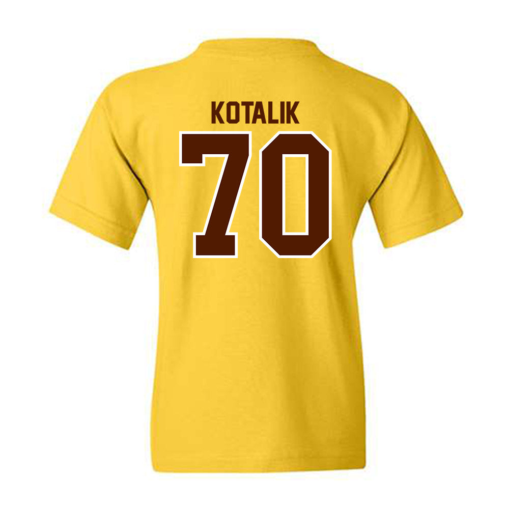 Western Michigan - NCAA Football : KJ Kotalik - Classic Shersey Youth T-Shirt-1