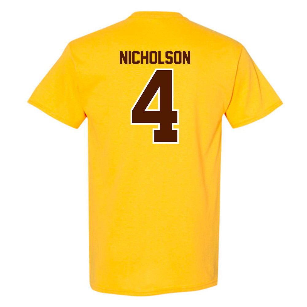 Western Michigan - NCAA Men's Soccer : Joshua Nicholson - Classic Shersey T-Shirt-1