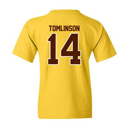 Western Michigan - NCAA Baseball : Ty Tomlinson - Classic Shersey Youth T-Shirt-1