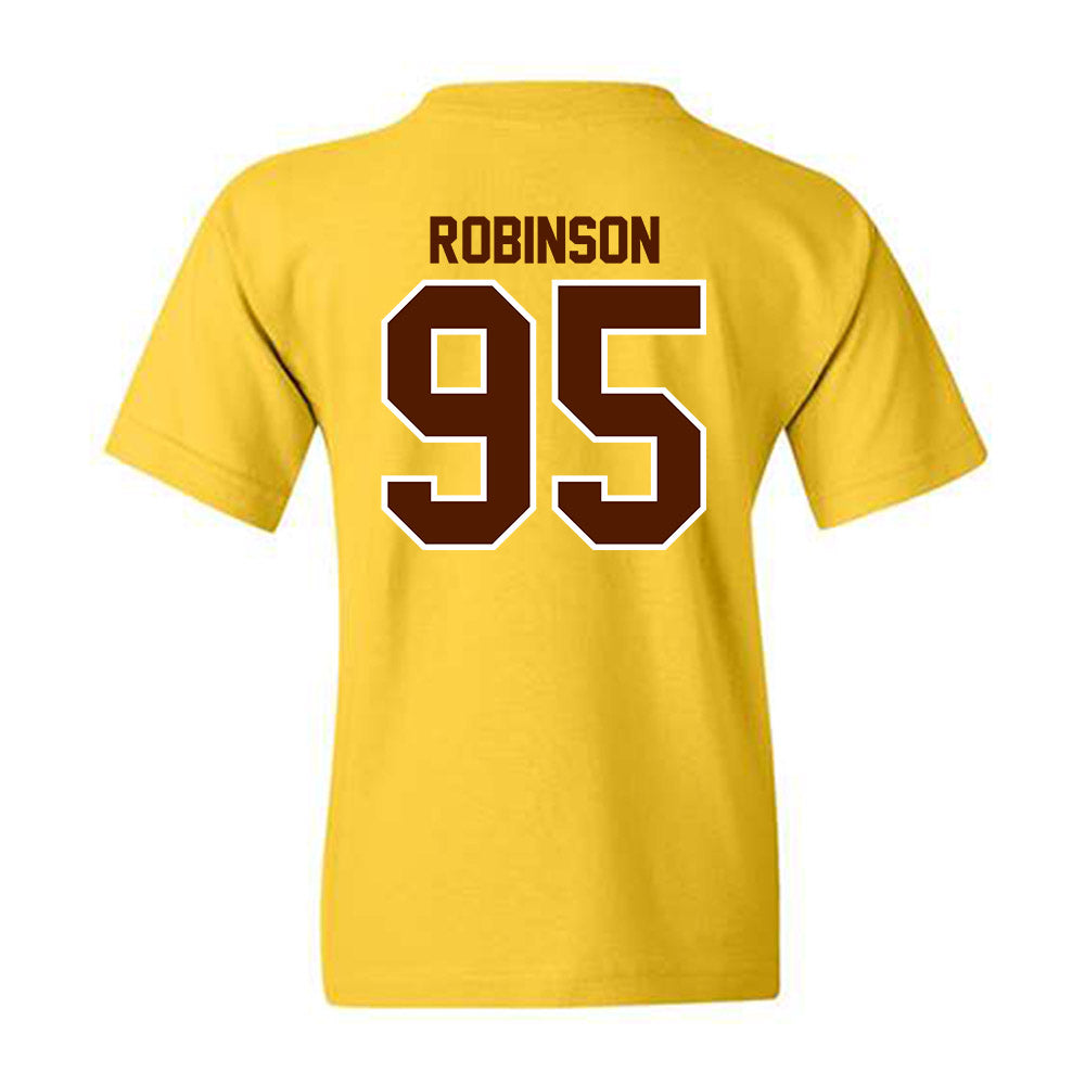 Western Michigan - NCAA Football : DeShawn Robinson - Classic Shersey Youth T-Shirt-1