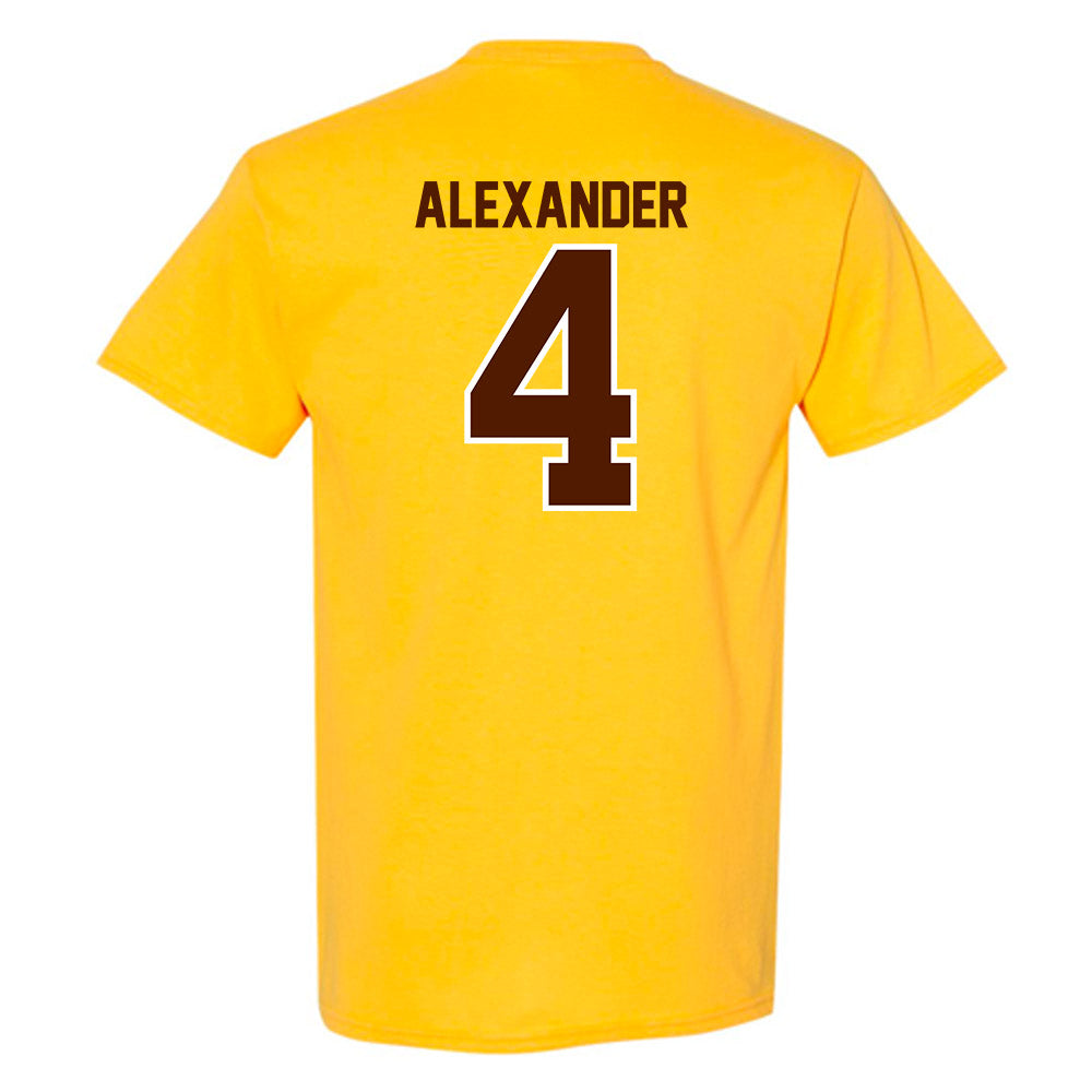 Western Michigan - NCAA Football : Austin Alexander - Classic Shersey T-Shirt-1