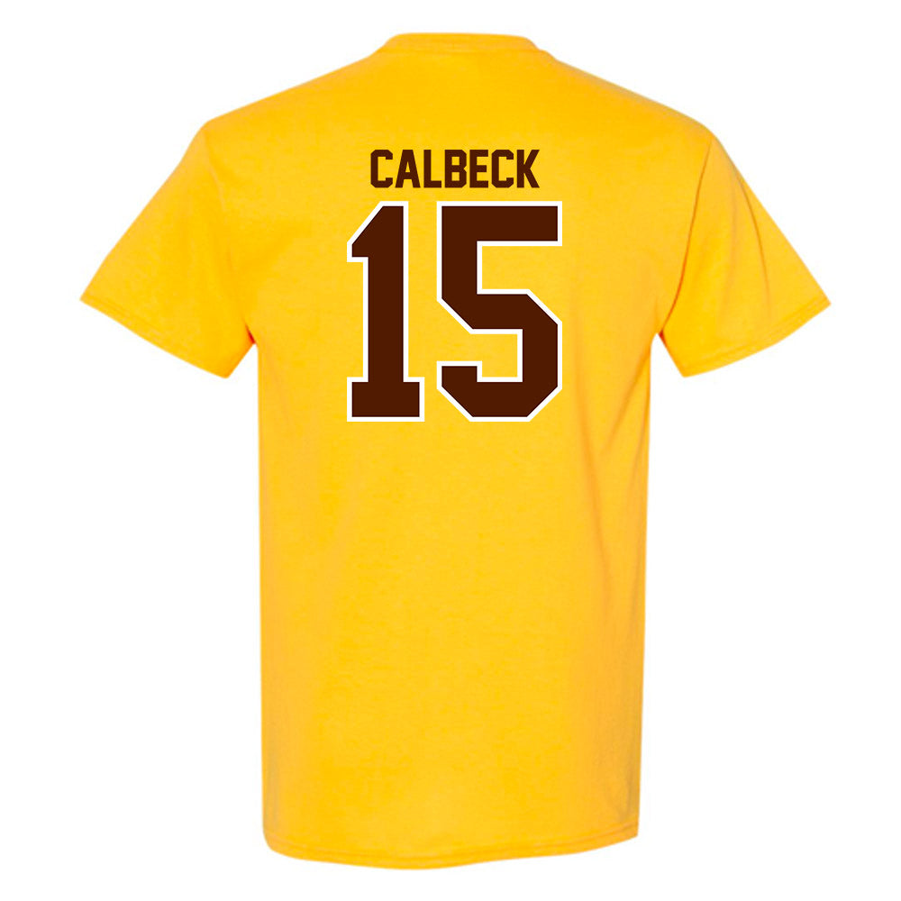 Western Michigan - NCAA Men's Ice Hockey : Alex Calbeck - Classic Shersey T-Shirt-1