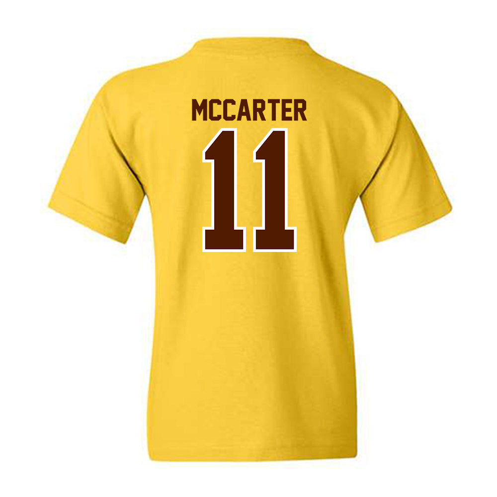 Western Michigan - NCAA Football : Jermar McCarter - Classic Shersey Youth T-Shirt-1