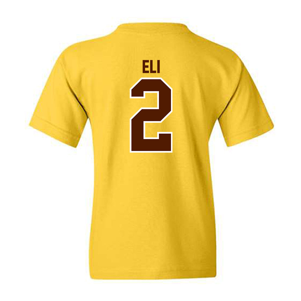 Western Michigan - NCAA Men's Basketball : Joshua Eli - Classic Shersey Youth T-Shirt-1