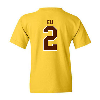 Western Michigan - NCAA Men's Basketball : Joshua Eli - Classic Shersey Youth T-Shirt-1