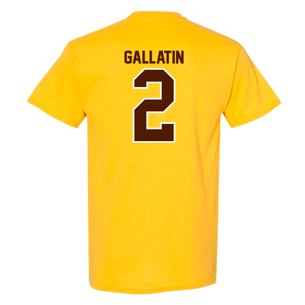 Western Michigan - NCAA Men's Ice Hockey : Grady Gallatin - Classic Shersey T-Shirt-1