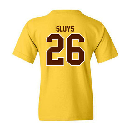 Western Michigan - NCAA Men's Ice Hockey : Jamison Sluys - Classic Shersey Youth T-Shirt-1